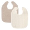 Set van 2 badstof slabben - Bib 2-pack playa sand/clay